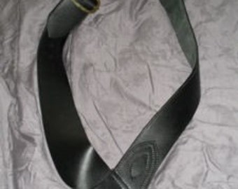 2 5/8inch wide leather pirate baldric