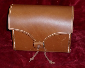 Replica Whydah Cartouche or Cartridge Box, Handsewn, Reenactment, Pirate Black Sam Bellamy