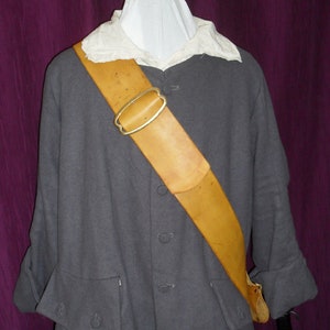 French baldric circa 1650 - 1660, Handmade, Genuine Leather, Made to Order for Historical Reenactment, Pirate Cosplay