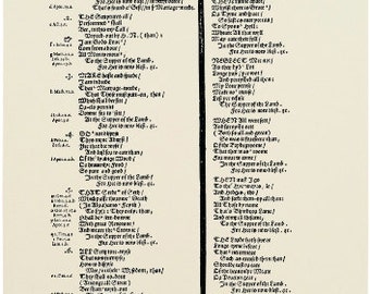 Replica 1574 Broadside Ballad - A new balade or songe of the Lambes feast
