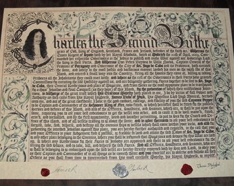Personal Letters of Marque, Made to Order, Golden Age of Piracy Cosplay & Historical Reenactment