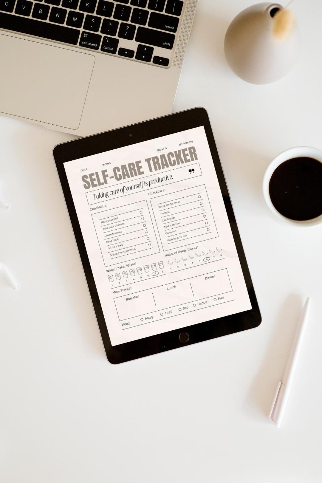 Self-care Accountability Tracker - Etsy