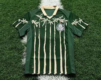 Vintage Palmeiras Jersey Shirt Mens Medium Green Parmalat 10