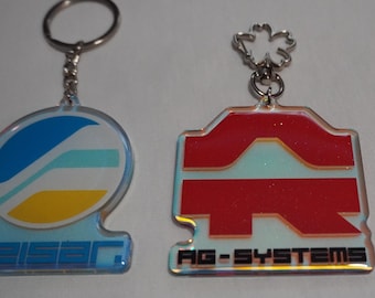WipEout FX350 Team Acrylic Keychain
