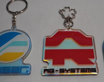 Porte-clés acrylique WipEout FX350 Team