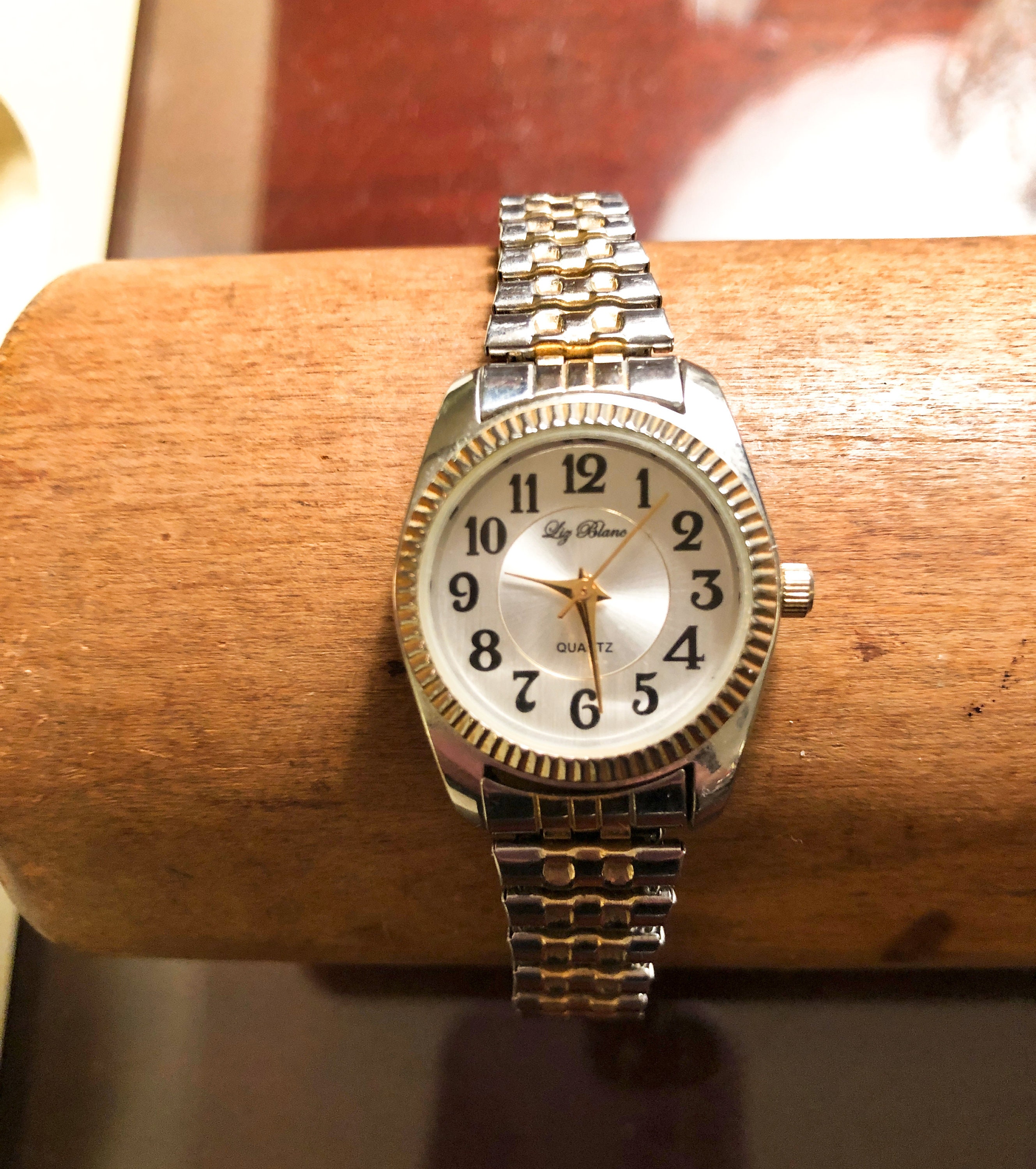 Liz Blanc Wrist Watch Vintage Wrist Watch Gift for Her Wrist 