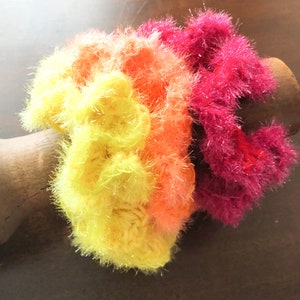 Scrunchies Crocheted Girls Scrunchies 3 Hair Scrunchies Hair Accessories for Girls