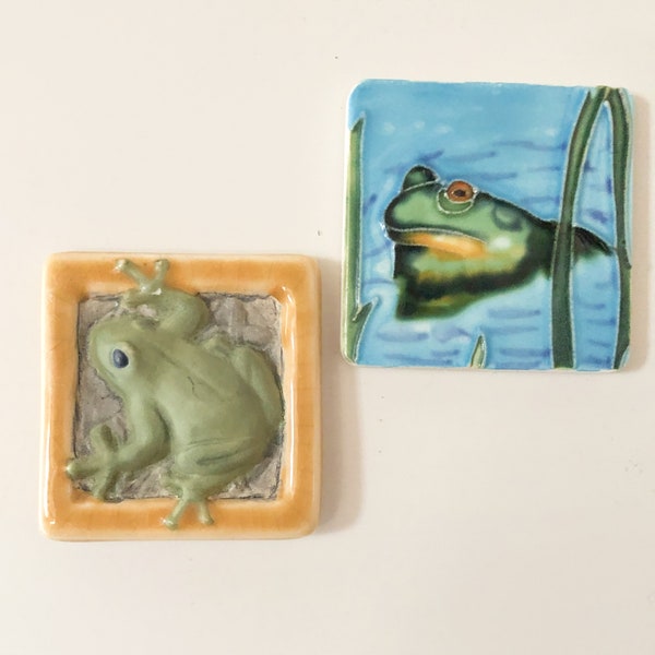 Magnets Frog Magnets Refrigerator Magnets Office Magnets Vintage Magnets Ceramic Magnets