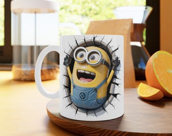 3D Mug and T-Shirt PNG 11 oz 15 oz – Printable Coffee Cup Tote Bag Apparel Design Digital Download Gift