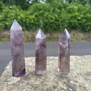 Amethyst Crystal Tower | Clear Crystal