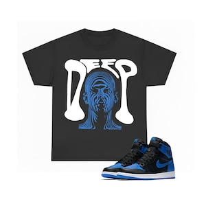 air jordan 1 retro high og royal toe shirt