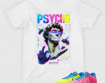 Psycho Graphic Tee, Ja3 Kool Aid Sneaker Matching Shirt, Statue Streetswear