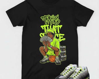 Air Max 95 Neon Graphic Tee, Streetwear Sneaker Matching Shirt