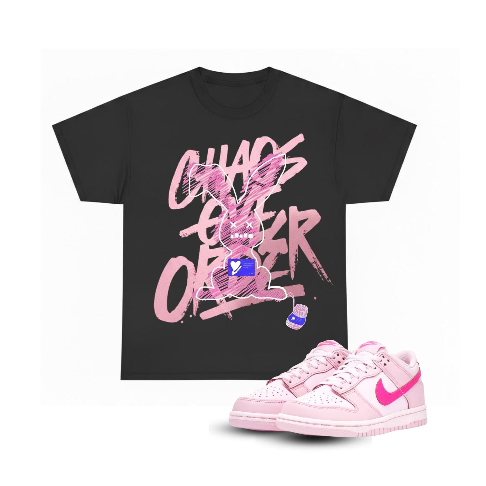 pink dunks outfit
