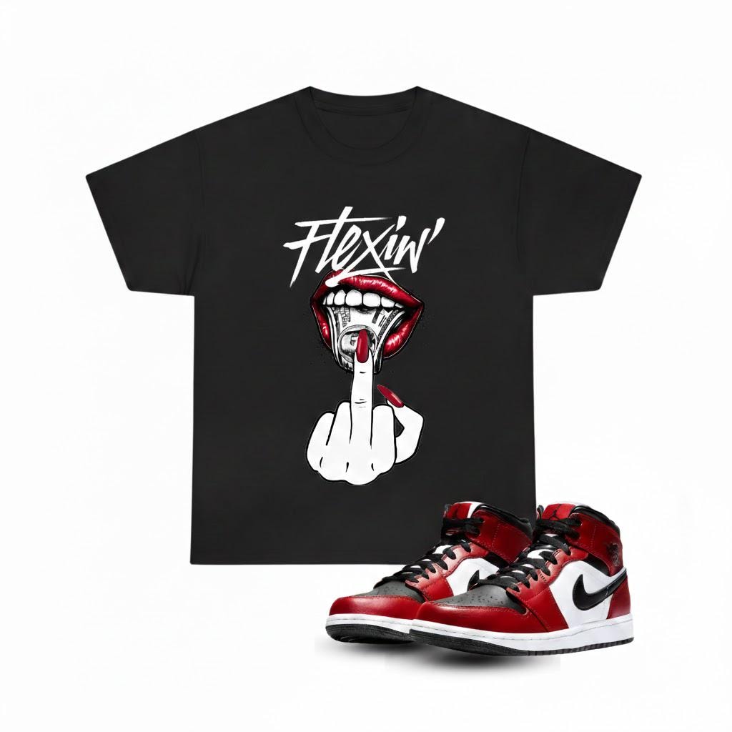 white and red jordan outfit