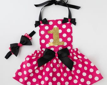 Minnie Mouse Birthday Dress - Etsy Minnie Mouse Birthday Dress - Etsy