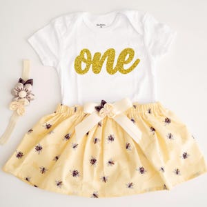 Baby girl tutu 1st birthday outfit, cake smash outfit, first birthday one dress, honey bee 1st birthday, bee birthday, bee cake smash, bee