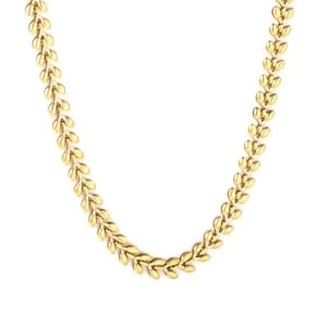 FashionJewellery, colar banhado a ouro 18K à prova d'água, pequeno presente, LuxeDesignJewels