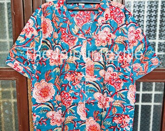 Dames katoenen loungeshort, comfortabele pyjamashort