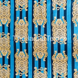 Indian Cotton Hand Block Print Fabric | Boho Handmade Textile | Sewing Quilting, Upholstery, Dressmaking, DIY Craft Material