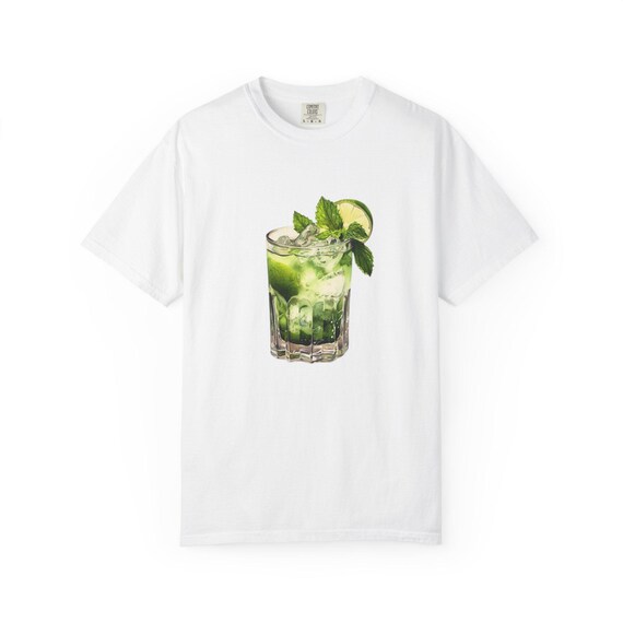 Refreshing Mojito Graphic T-shirt, Summer Vibes Tee, Cocktail