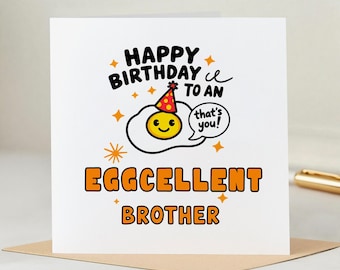 Biglietto Di Compleanno Divertente Per Fratello - Umorismo Sfacciato E Rozzo - PrintZania EBP - 3