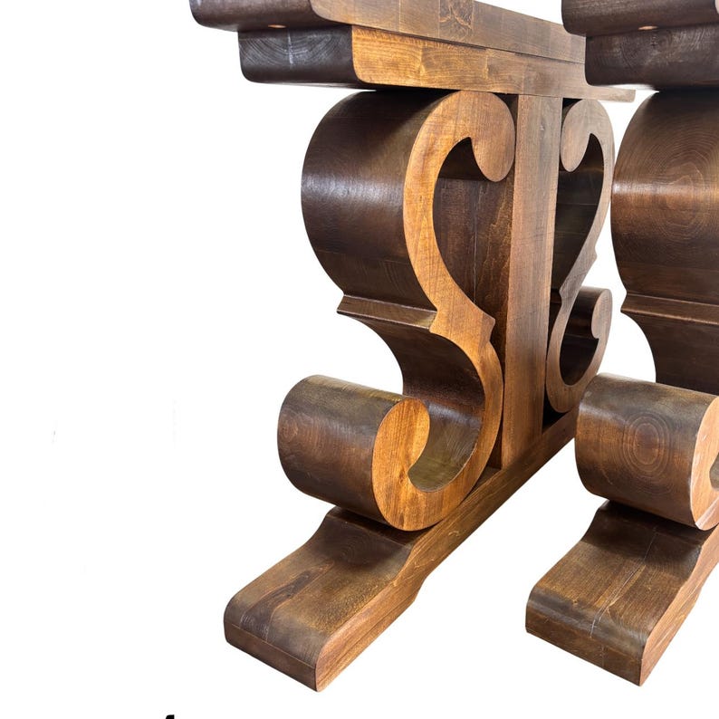 Barn Rustic Table Legs Rustic Table Legs – Natural Elegance & Stability for Custom Tables - Etsy