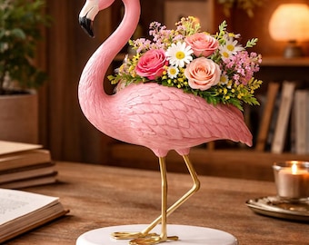 Flamingo Desktop Planter (stl file)
