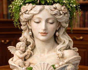 Aphrodite themed planter (stl file)