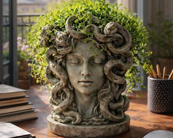 Maceta de Medusa (archivo stl)