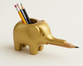 Elephant pencil case (stl file)