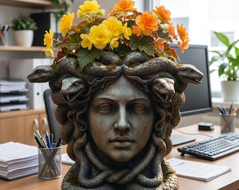 Medusa Flower pot (stl file)