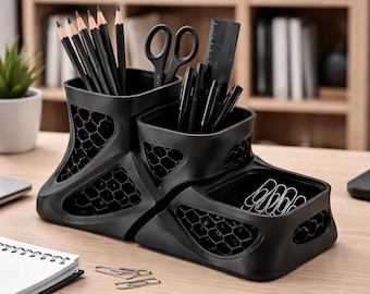 Modern Pen Holder (dijital stl file)