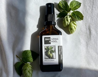 Lavender Hops Pillow Spray for Sleep – Calming Aromatherapy Mist, Natural Linen Spray, Deep Sleep Aid, Natural, Vegan