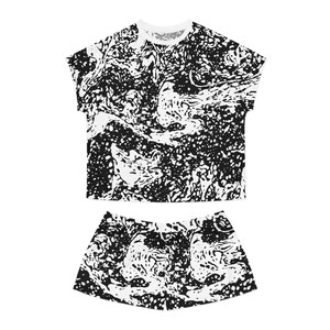 Frauen Kurze Pyjama Set (AOP) Mode Sommer 100%