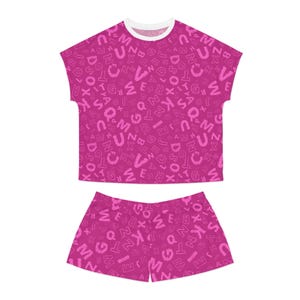 Frauen Kurze Pyjama Set (AOP) Mode Sommer 100%