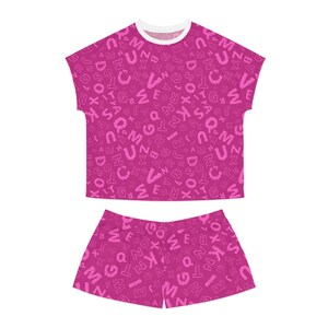 Frauen Kurze Pyjama Set (AOP) Mode Sommer 100%