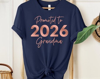 Befördert zu Oma T-Shirt: Befördert zu Oma-T-Shirt, neue Oma-Shirt, Oma enthüllen Shirt, Oma-Schwangerschaftsankündigung