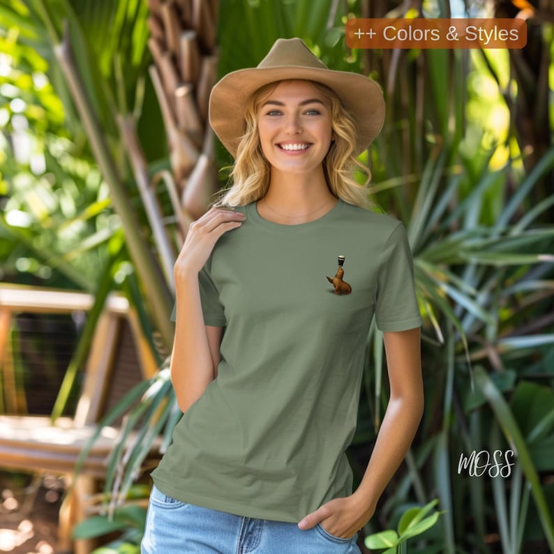 Sea Lion Stout T-Shirt - Guiness Shirt, Vintage Washed Cotton Guinness Fan Geschenk Unixex Shirt Bild 4