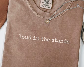Comfort Colors® Loud In The Stands Shirt, Basketball Mom Shirt, Sport Mom Shirt, Spieltag Shirt, Basketball Fan Shirt, Mom Life Shirt
