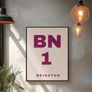 Custom Personalised Postcode Print | Wall Art Customer | Housewarming Gift | Custom Post Code | Gifts For Her | Gifts For Him | Home Decor