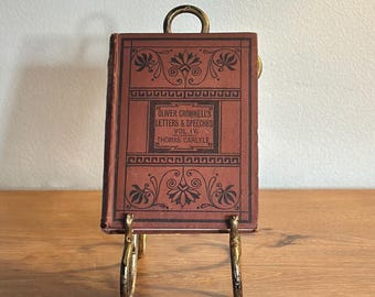 Antique Edition of Oliver Cromwell’s Letters & Speeches Vol. IV by Thomas Carlyle – 1871 Chapman and Hall – Antiquarian British History Book
