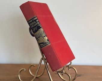 Vintage Edition of Ordeal in England by Philip Gibbs – 1937 Harper & Brothers Red Hardcover – British History Book with Black and Gold Spine