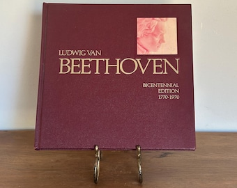 Vintage Edition of Ludwig van Beethoven: Bicentennial Edition 1770–1970 – Oversized Illustrated Coffee Table Book – Classical Music History