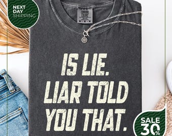 Comfort Colors® Is Lie Liar Told You That | Hudson Williams Connor Storrie | Heated Rivalry Inspired Shirt | Ilya Rozanov Shane Hollander