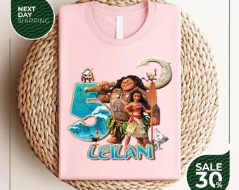 Moana Birthday Shirt | Moana Maui Family Birthday Tshirt | Matching Shirts | Moana Mommy Birthday Party Shirt | Moana Daddy Birthday Shirt
