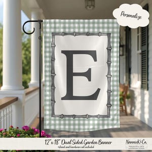Personalized Fall Garden Flag, Custom Family Flag, Fall Autumn Yard Art, Housewarming Gift