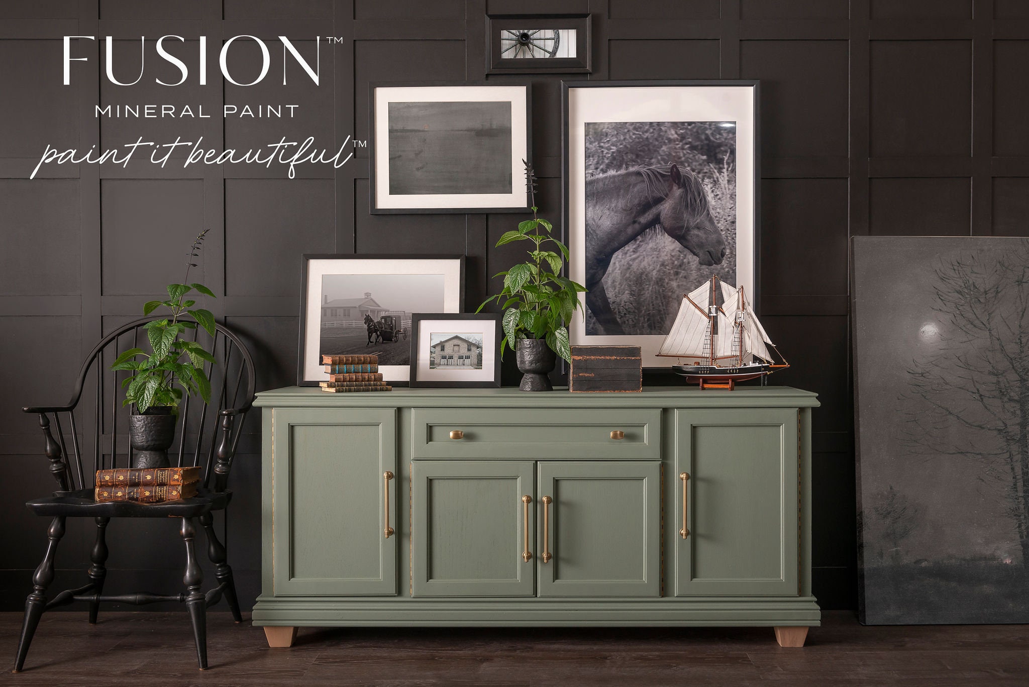 CARRIAGE HOUSE Fusion Mineral Paint, Allinone Eco Friendly Furniture