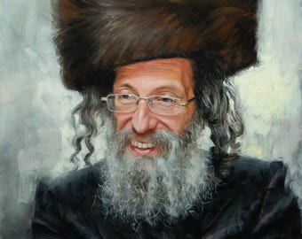 Rav Biderman Giclée – oryginał izraelskiego artysty