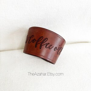 Leather Coffee Sleeve